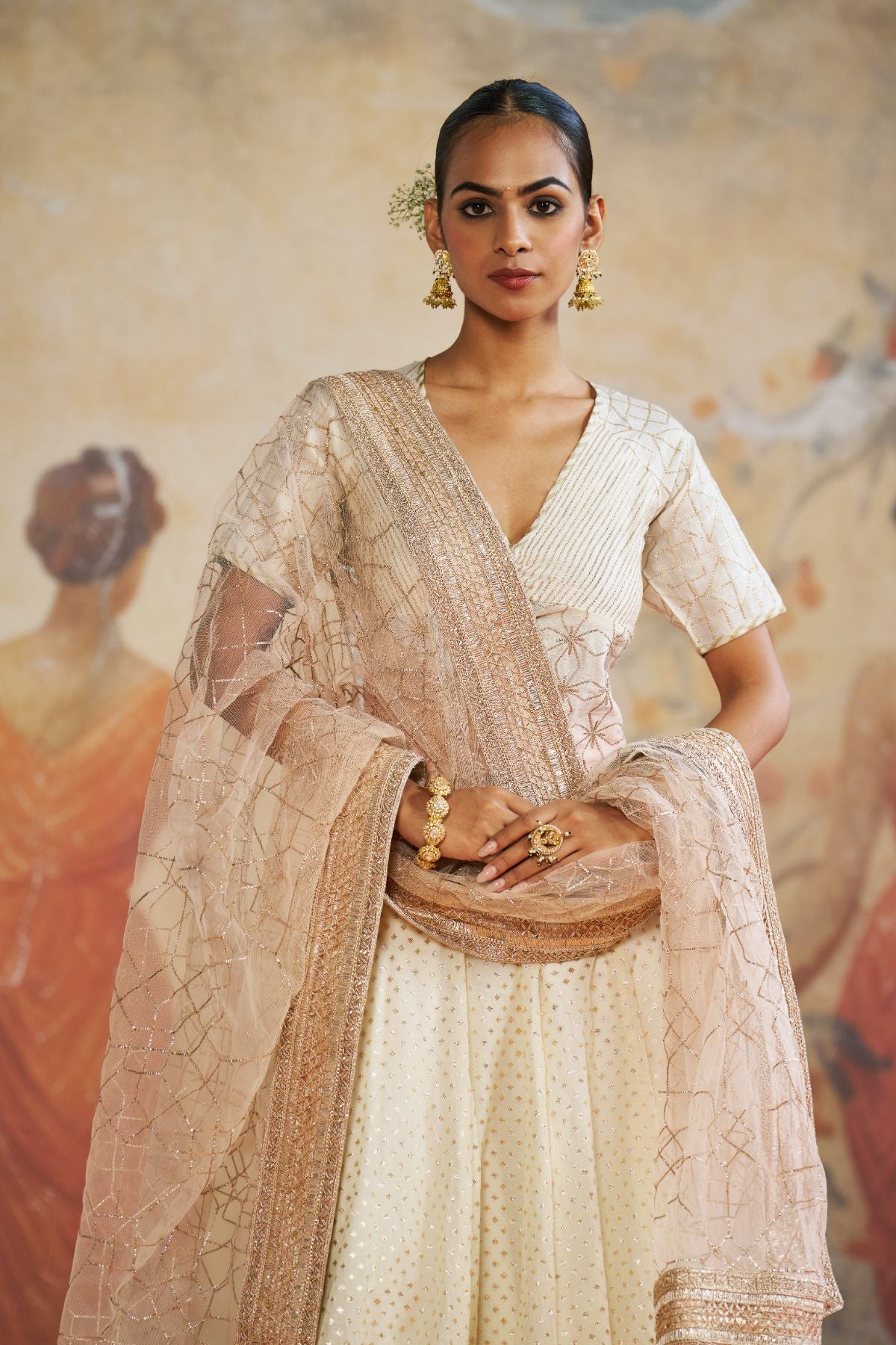 Pink kedia short kurta set