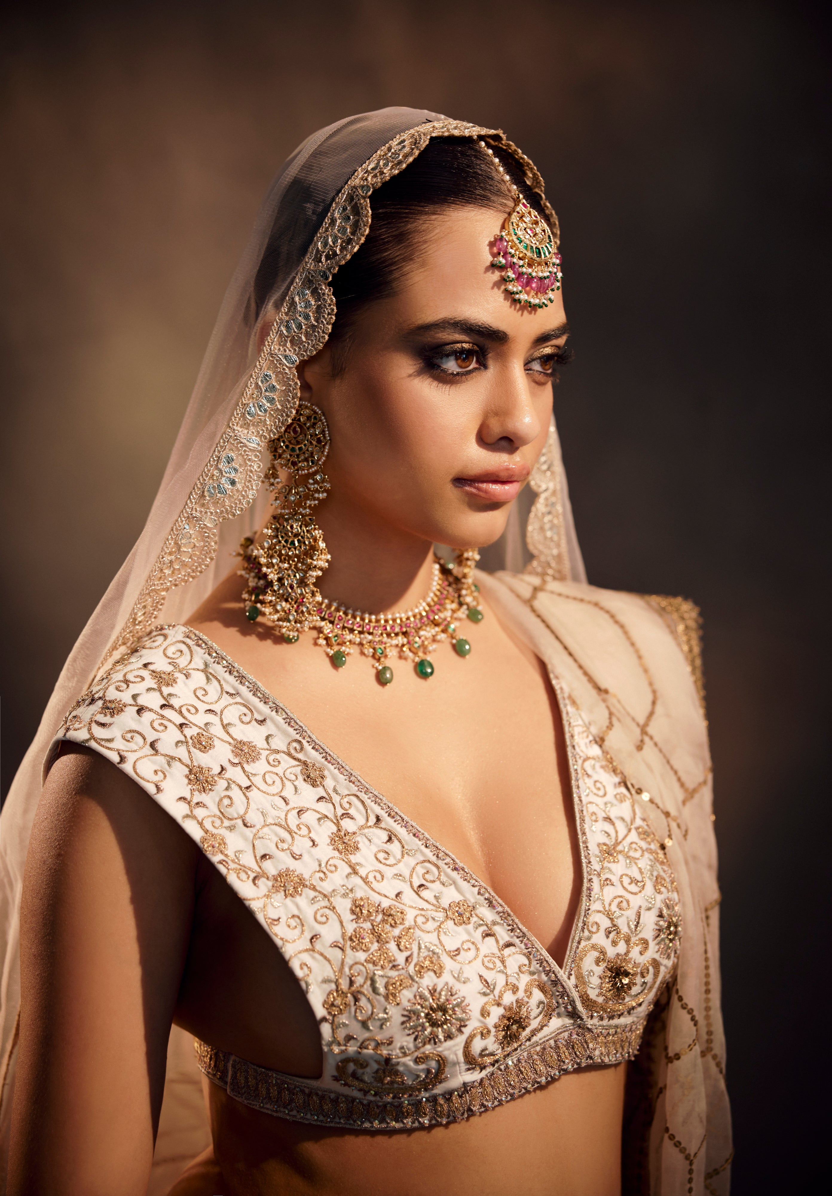Blush and Ivory Lehenga