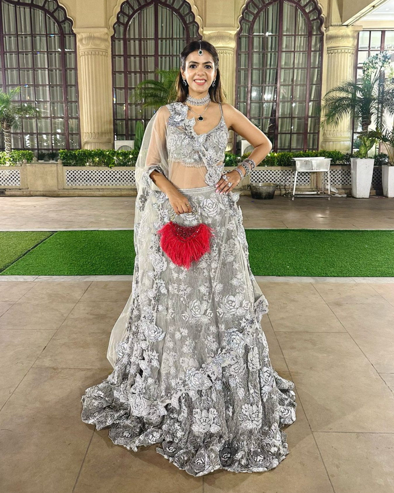 SNEHA ADVANI in Charlotte Lehenga