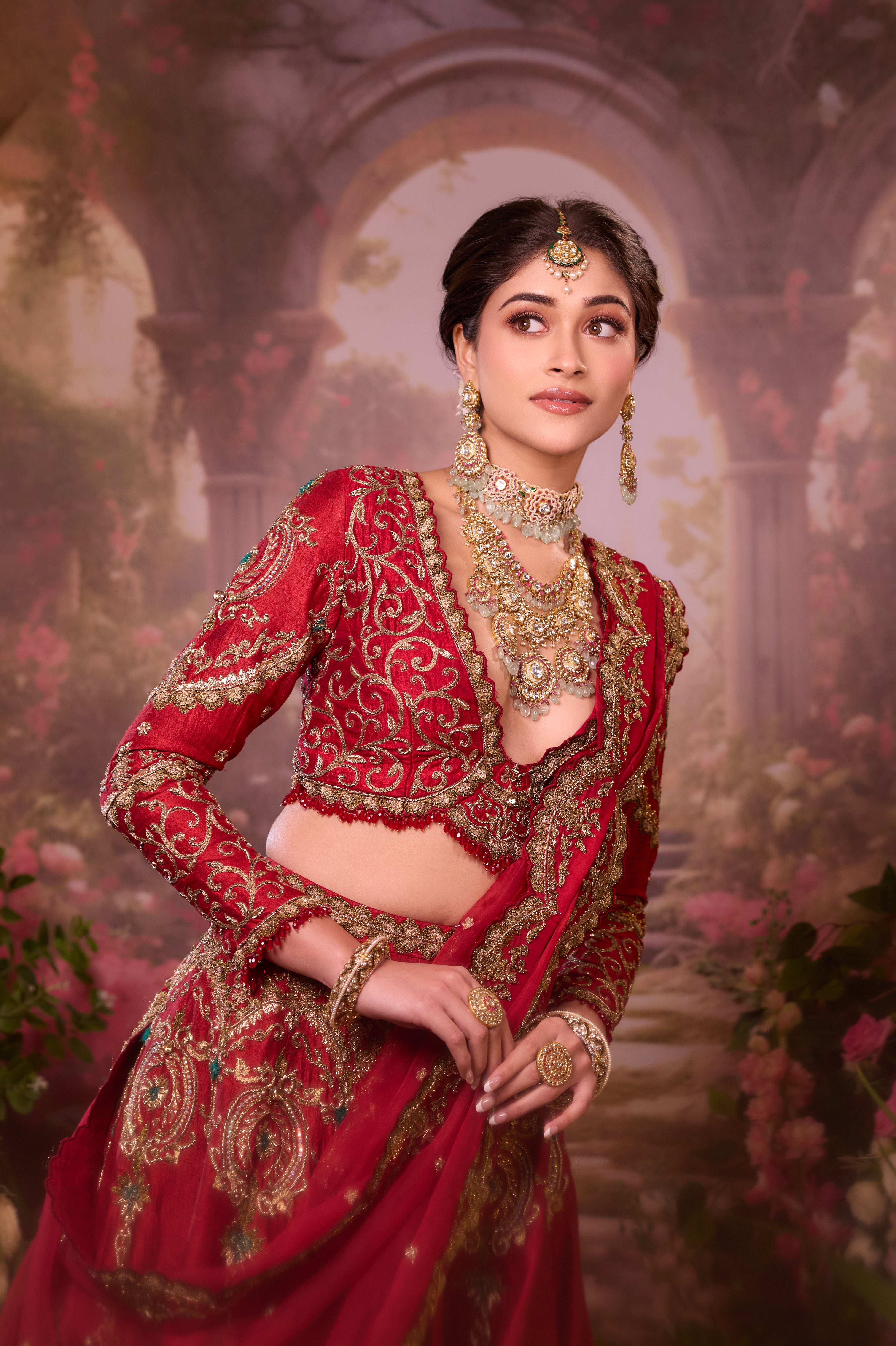 Nandini Gupta in Alexandra Lehenga