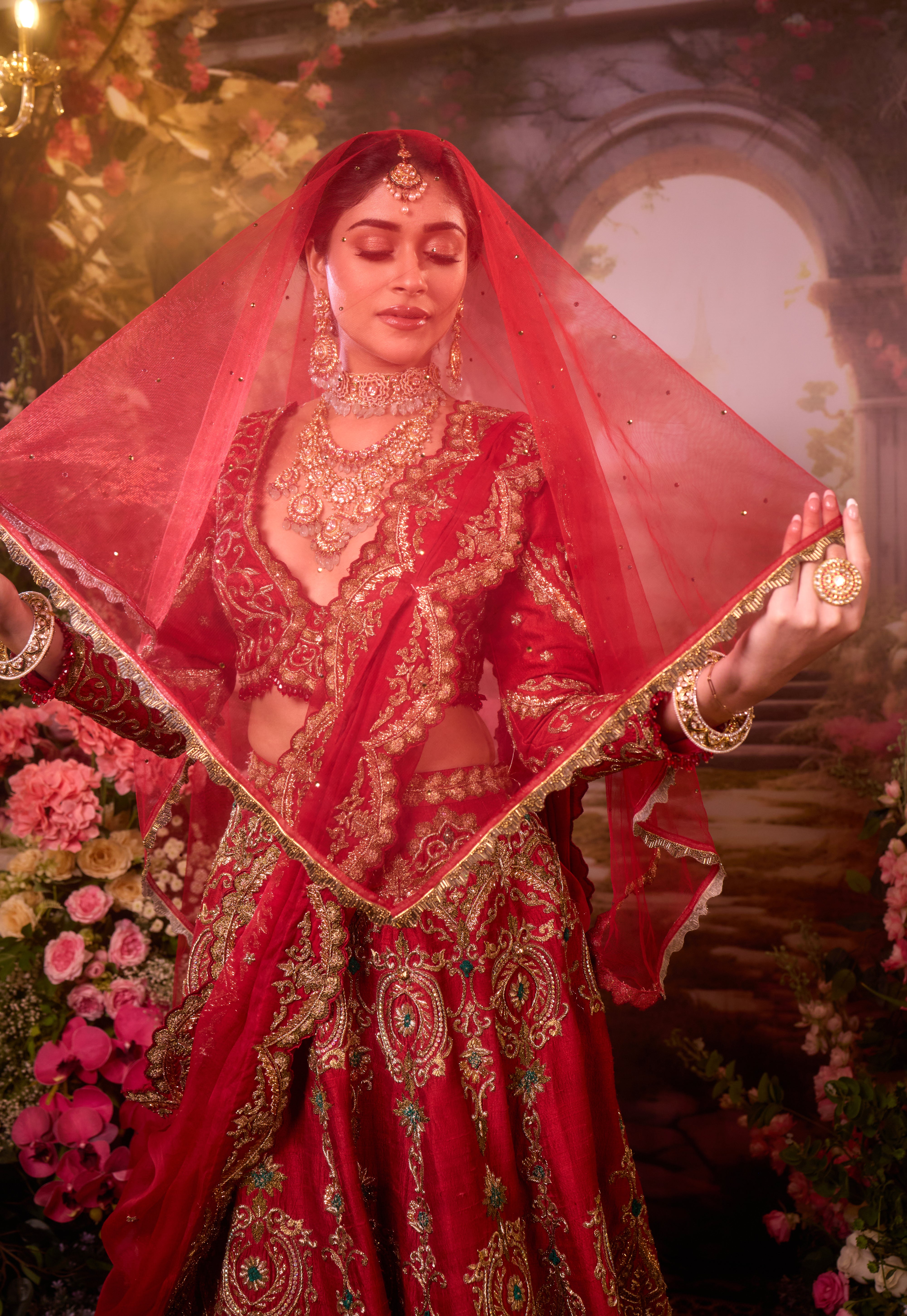 Nandini Gupta in Alexandra Lehenga