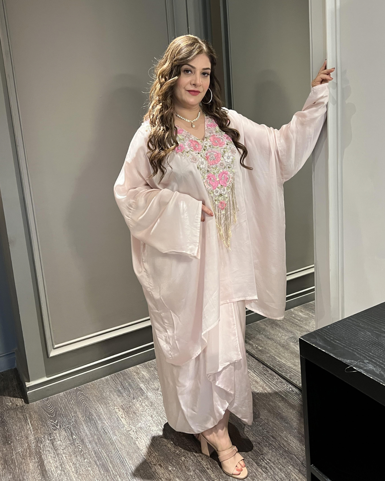 Manjul sharma in Ivory kimono co-ord set