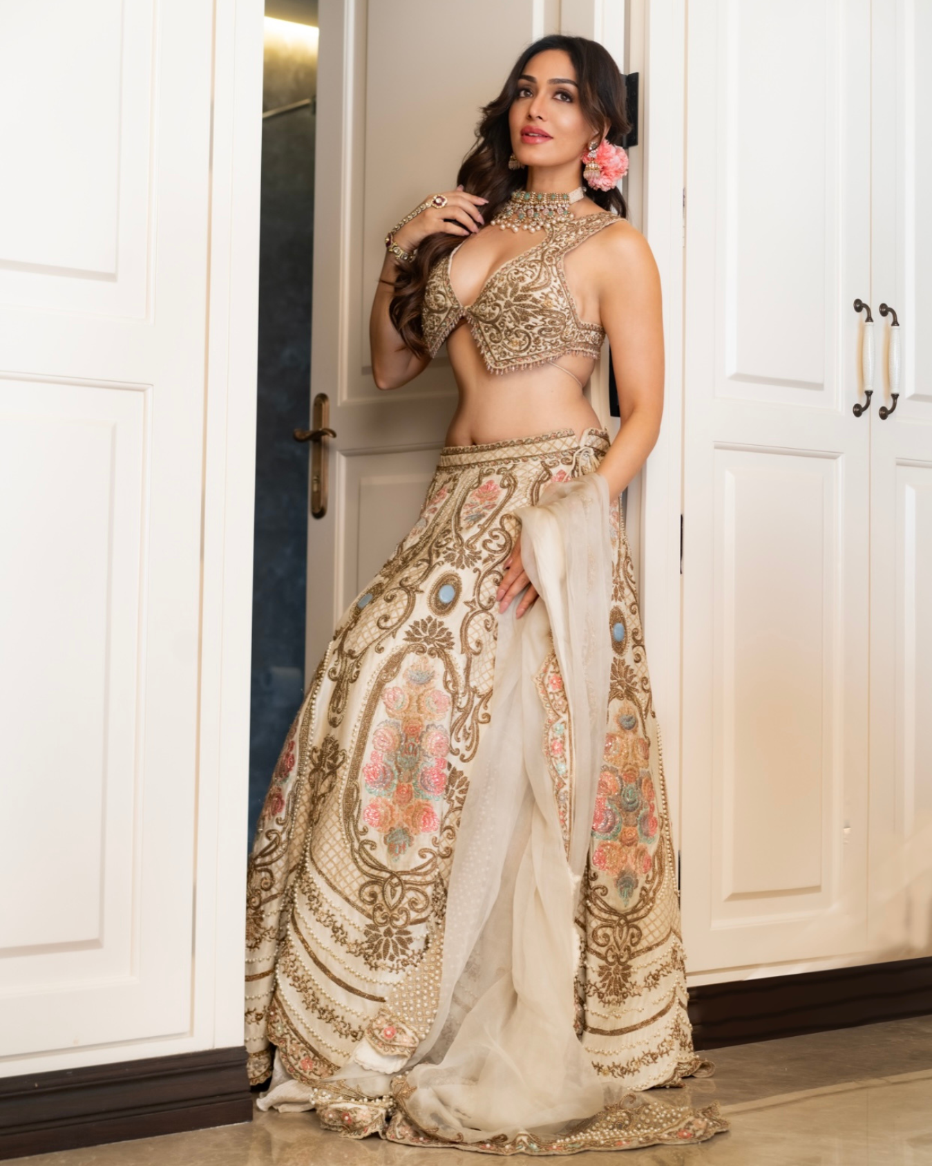 Khushali Kumar in Adele Lehenga