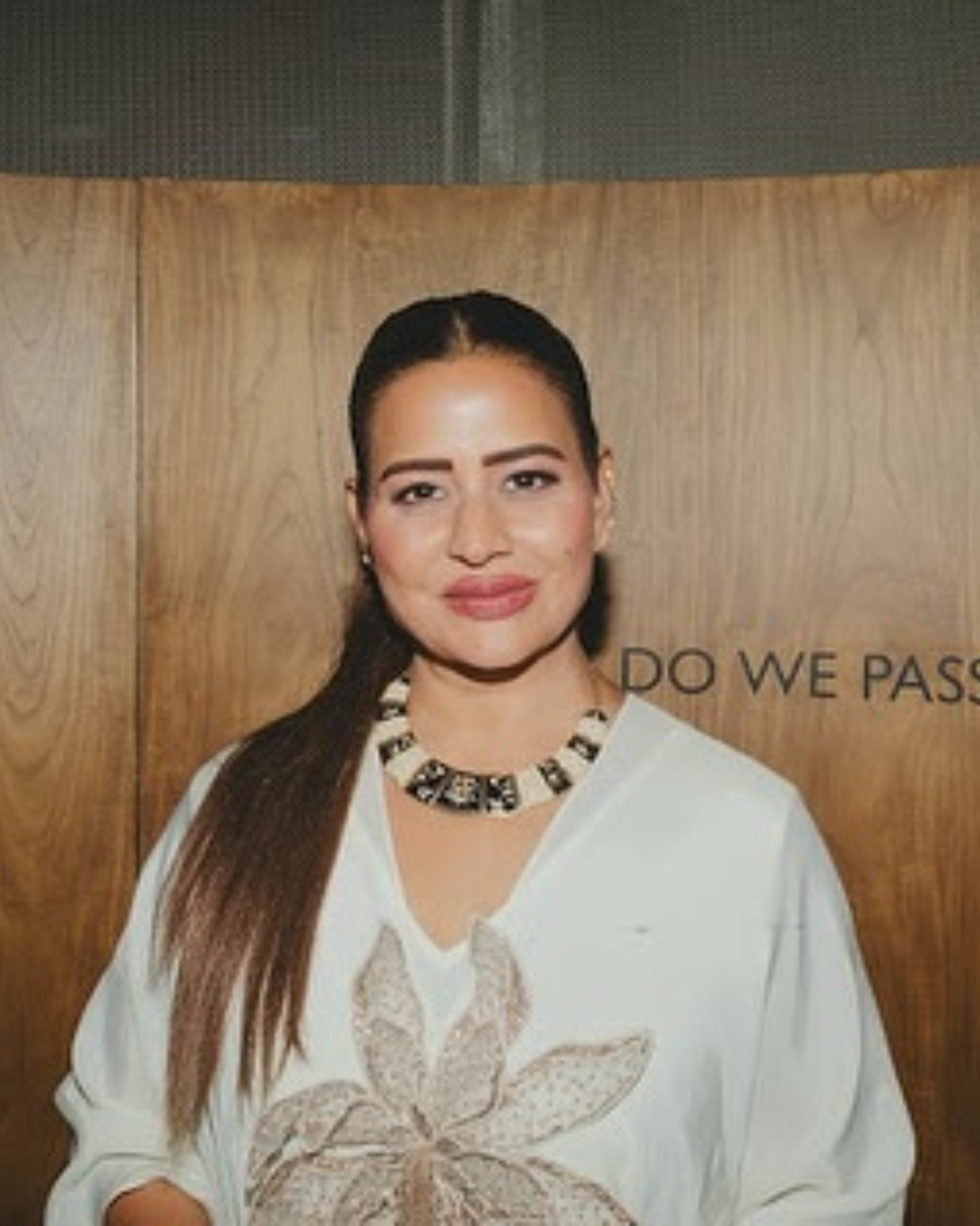 Sudha Reddy in 3D ivory floral kaftaan