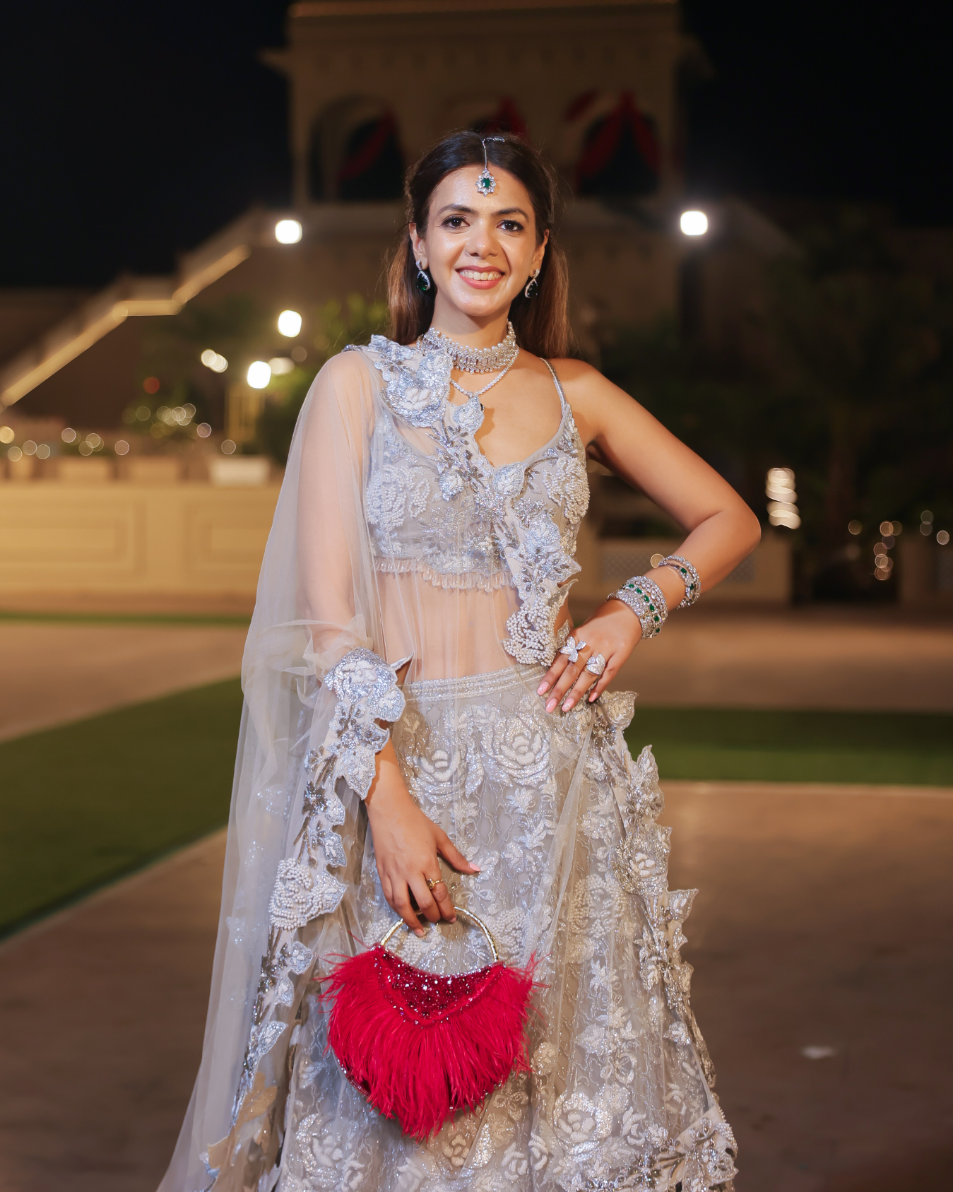 SNEHA ADVANI in Charlotte Lehenga