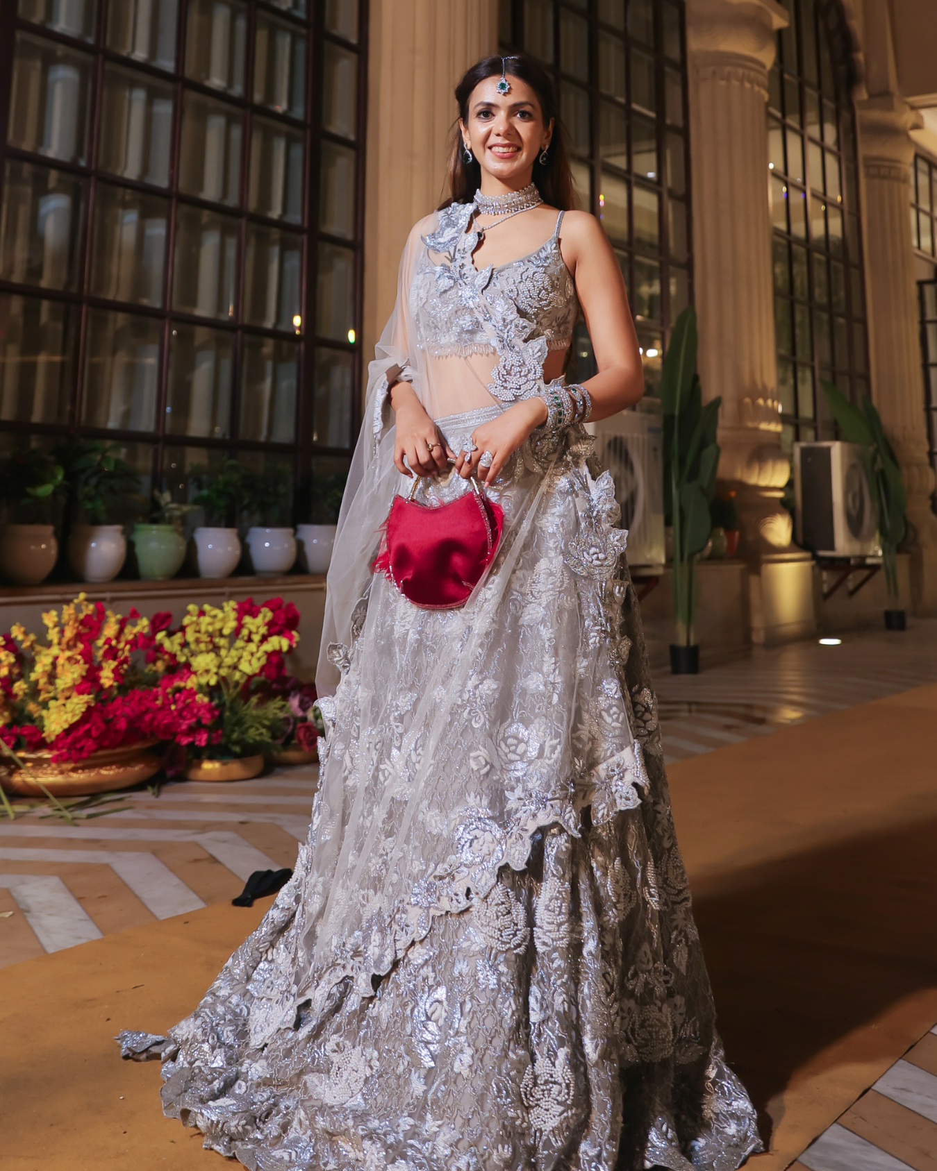 SNEHA ADVANI in Charlotte Lehenga