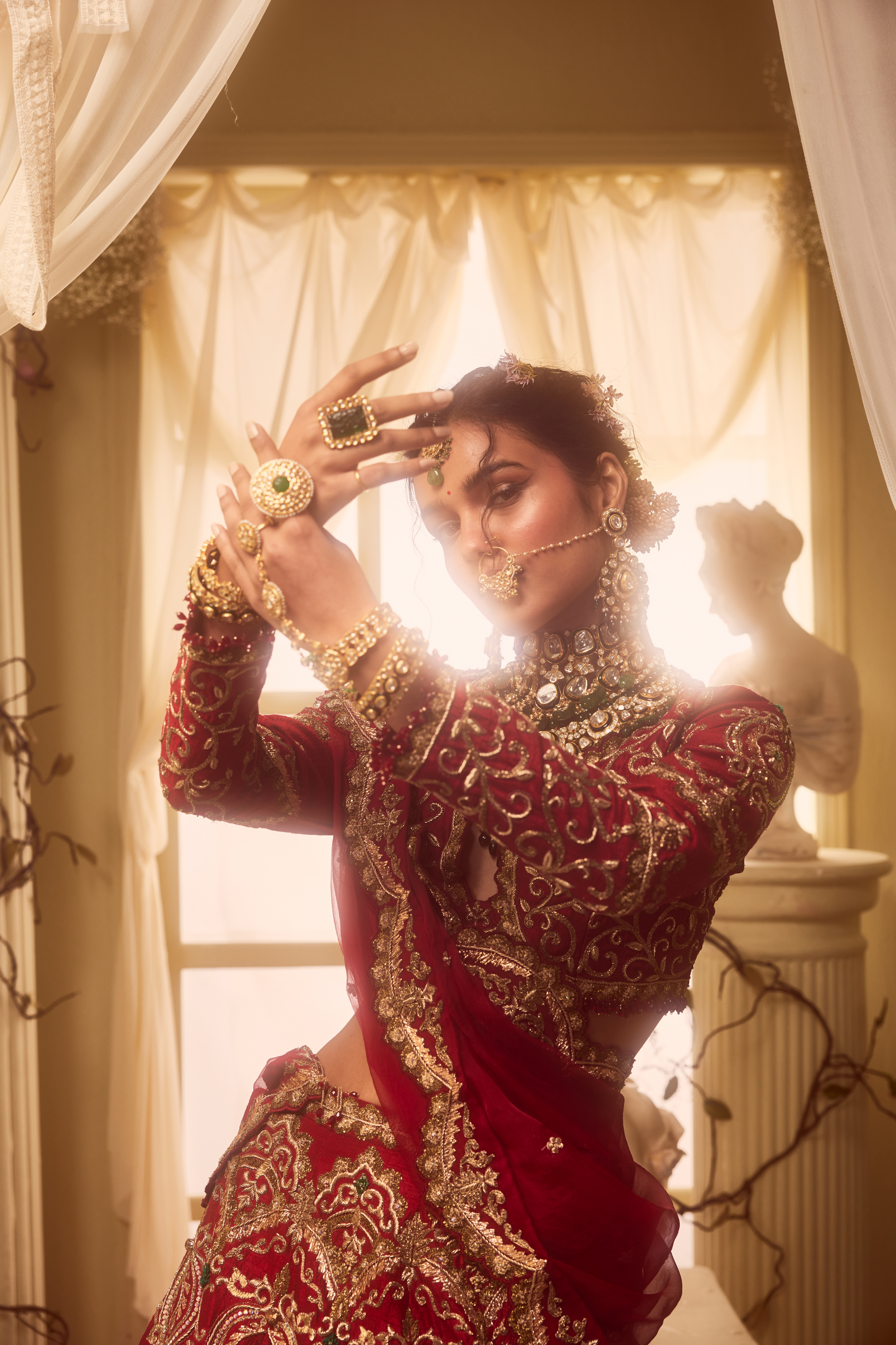 Nandini Gupta in Alexandra Lehenga