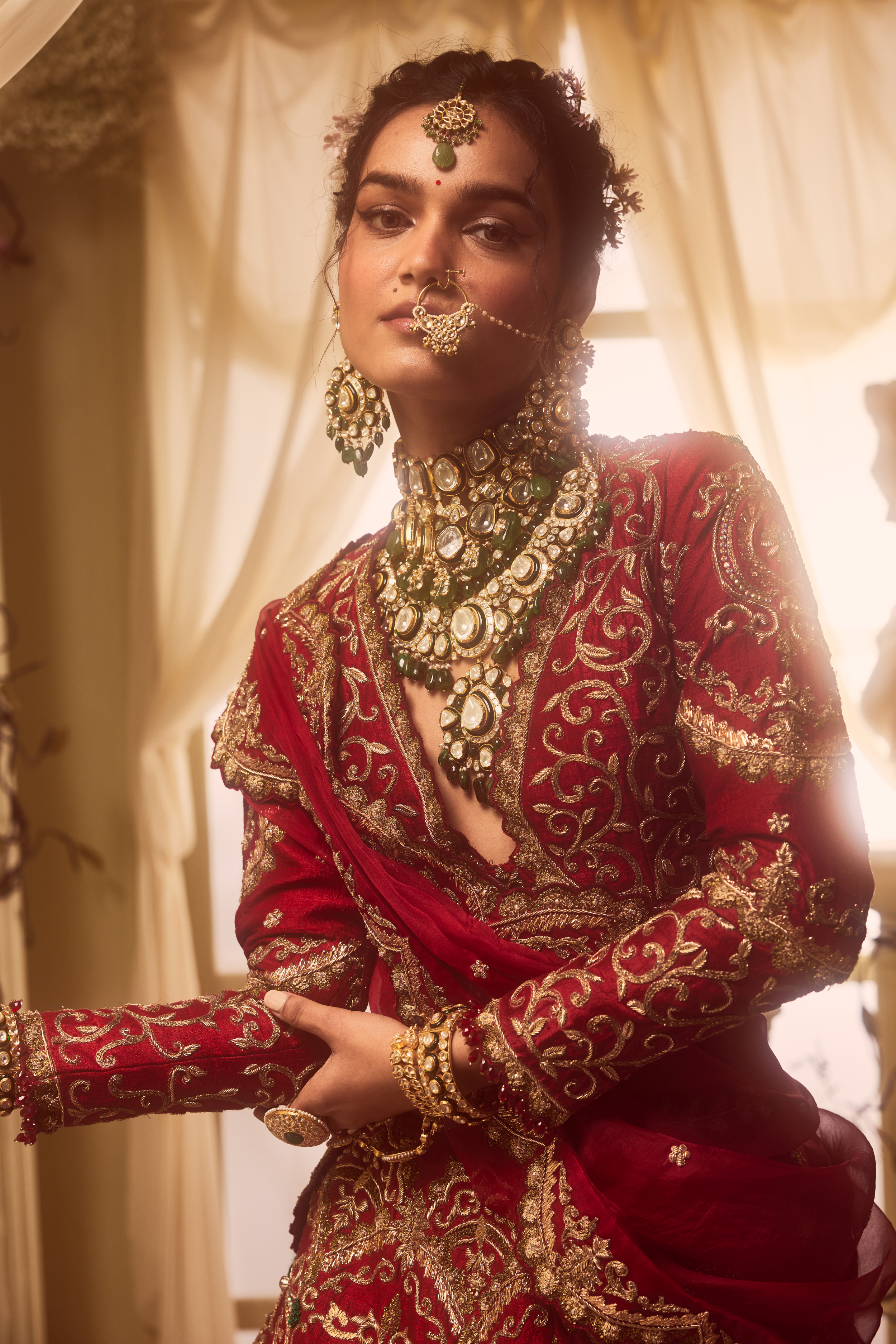 Nandini Gupta in Alexandra Lehenga