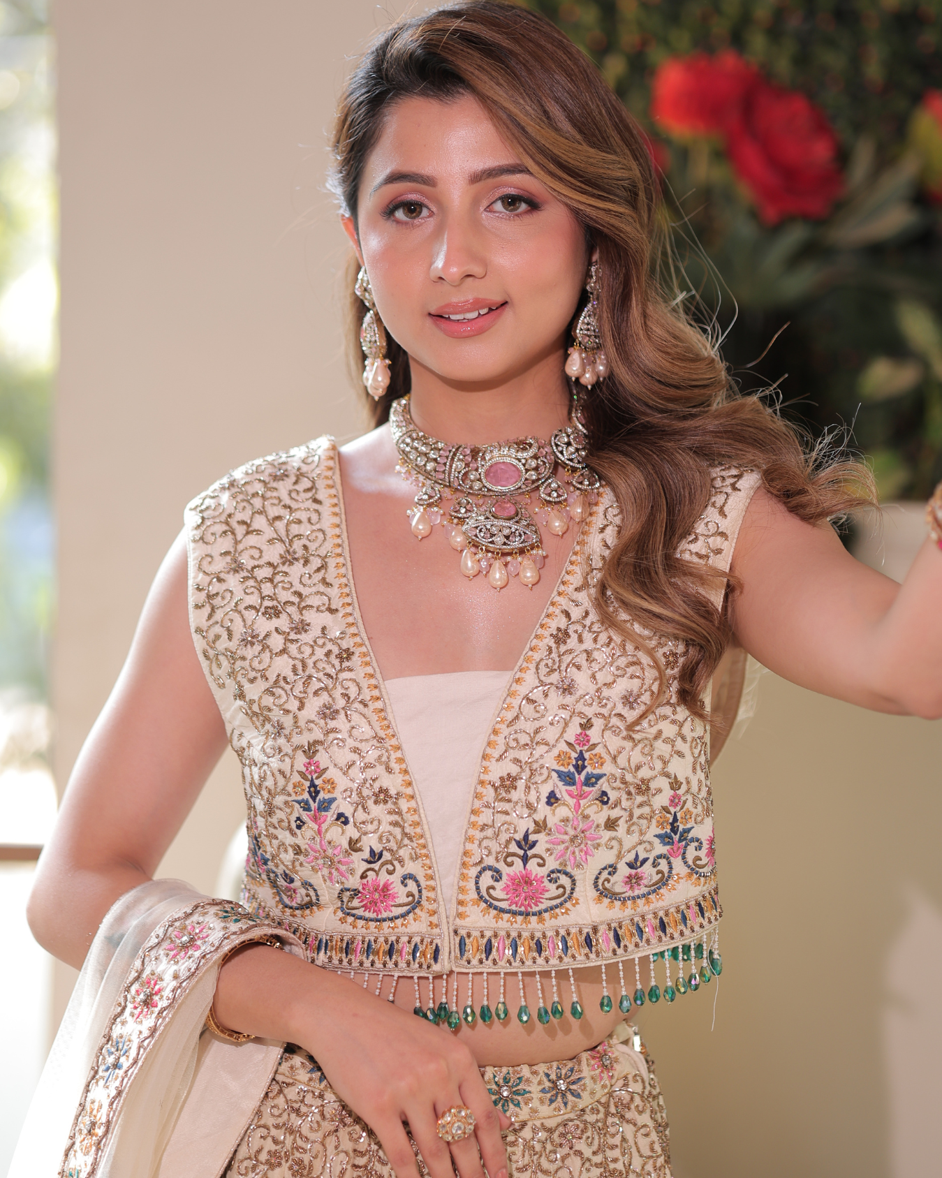 Our beautiful AB Muse in Freya Lehenga Set