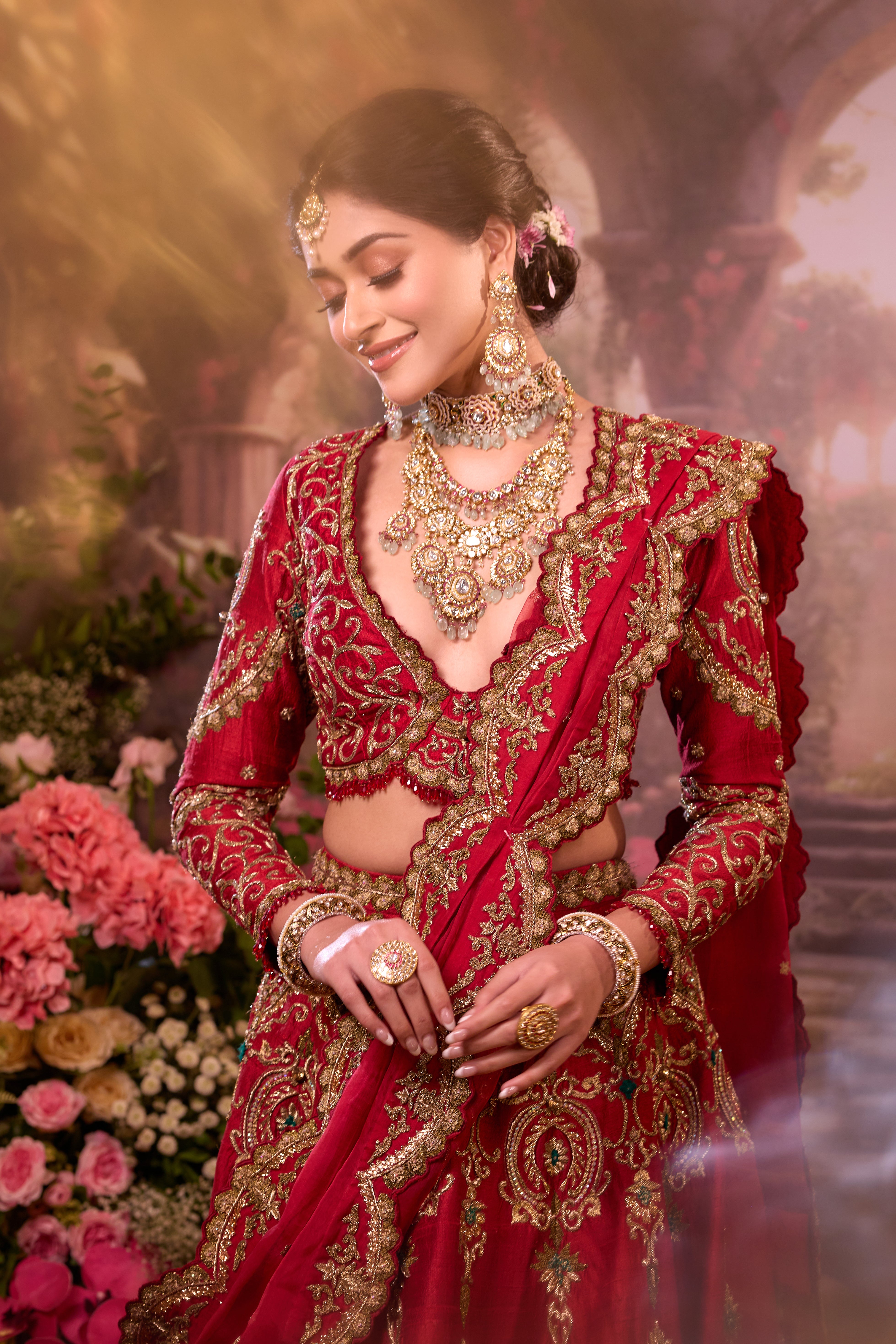 Nandini Gupta in Alexandra Lehenga