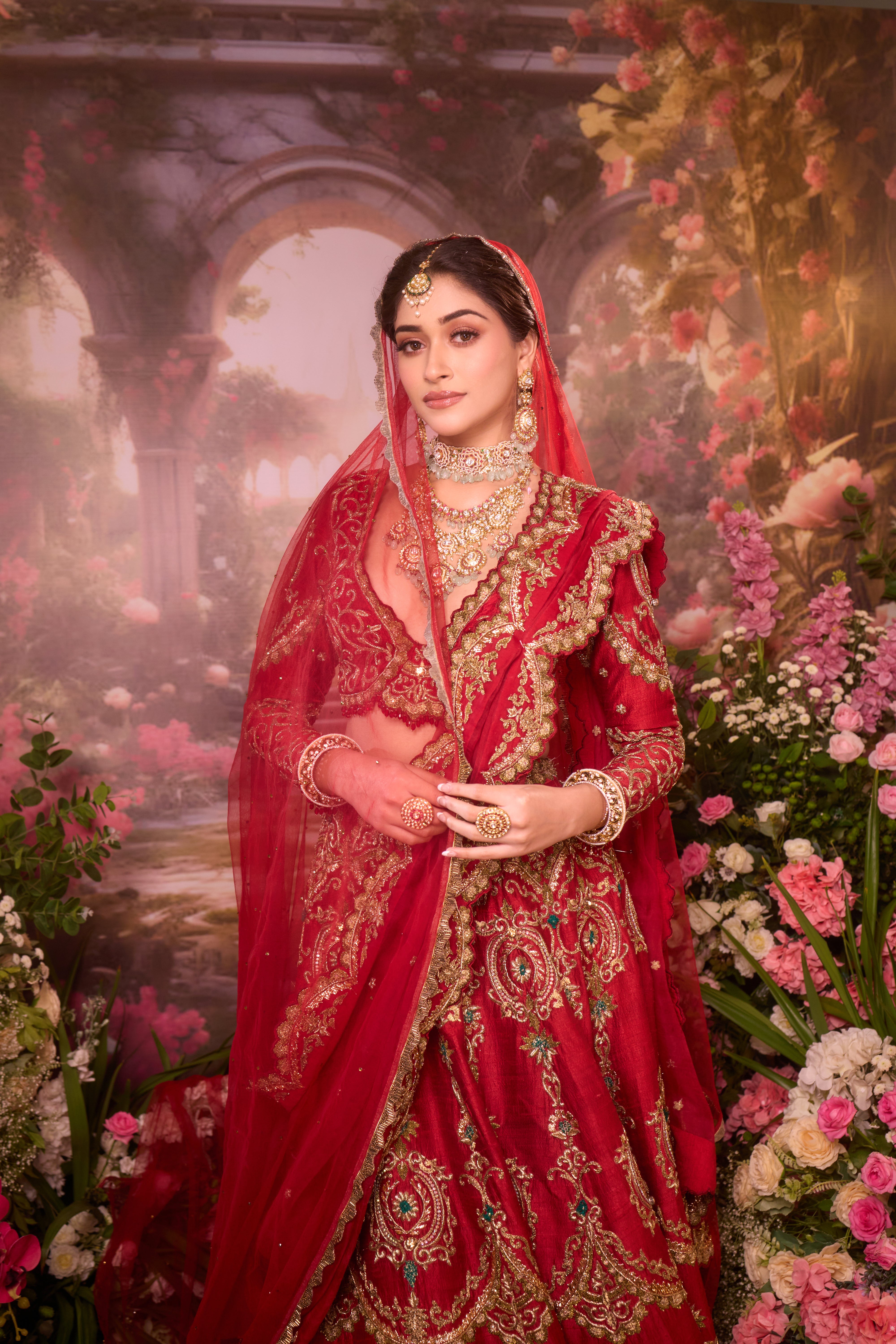 Nandini Gupta in Alexandra Lehenga