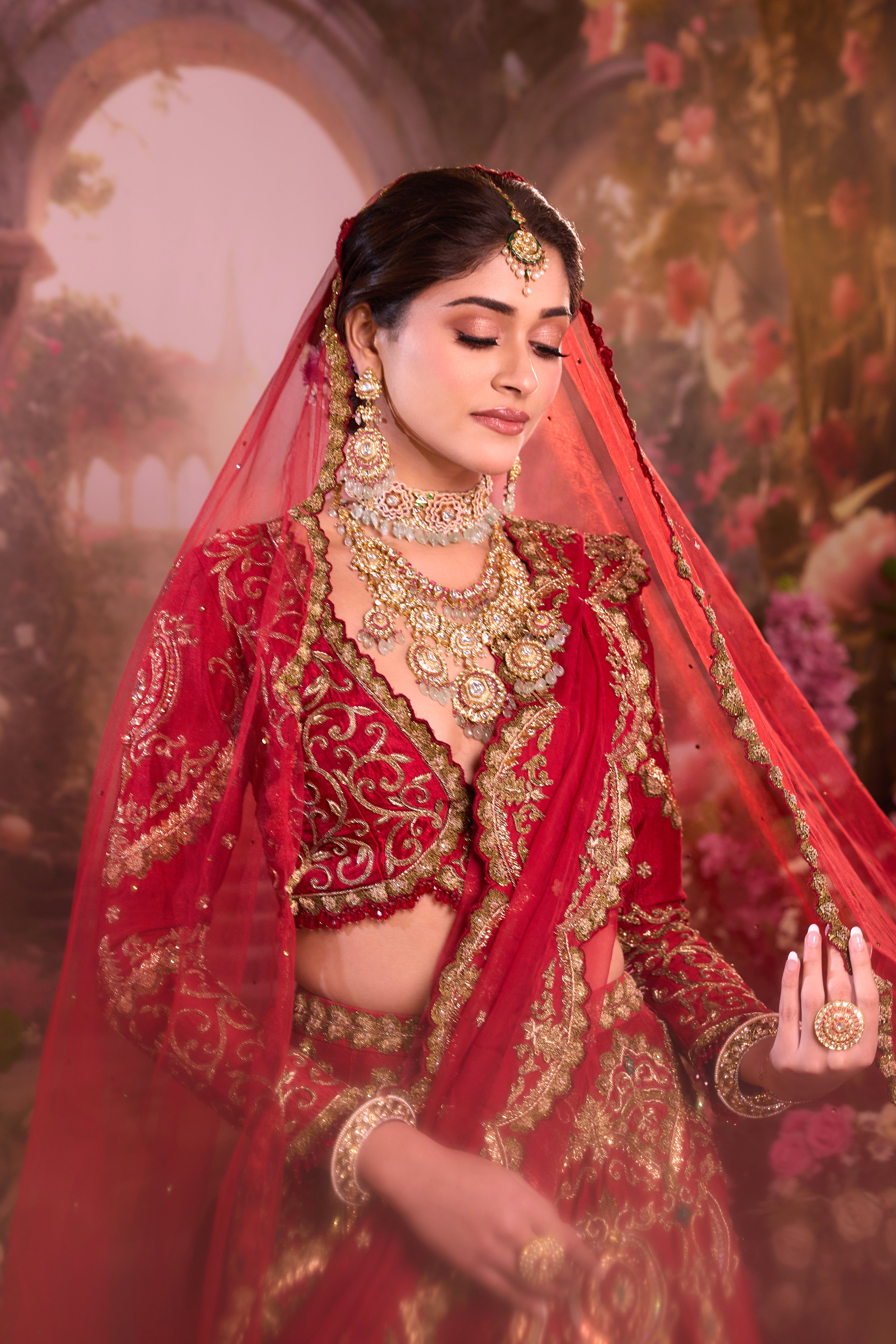 Nandini Gupta in Alexandra Lehenga