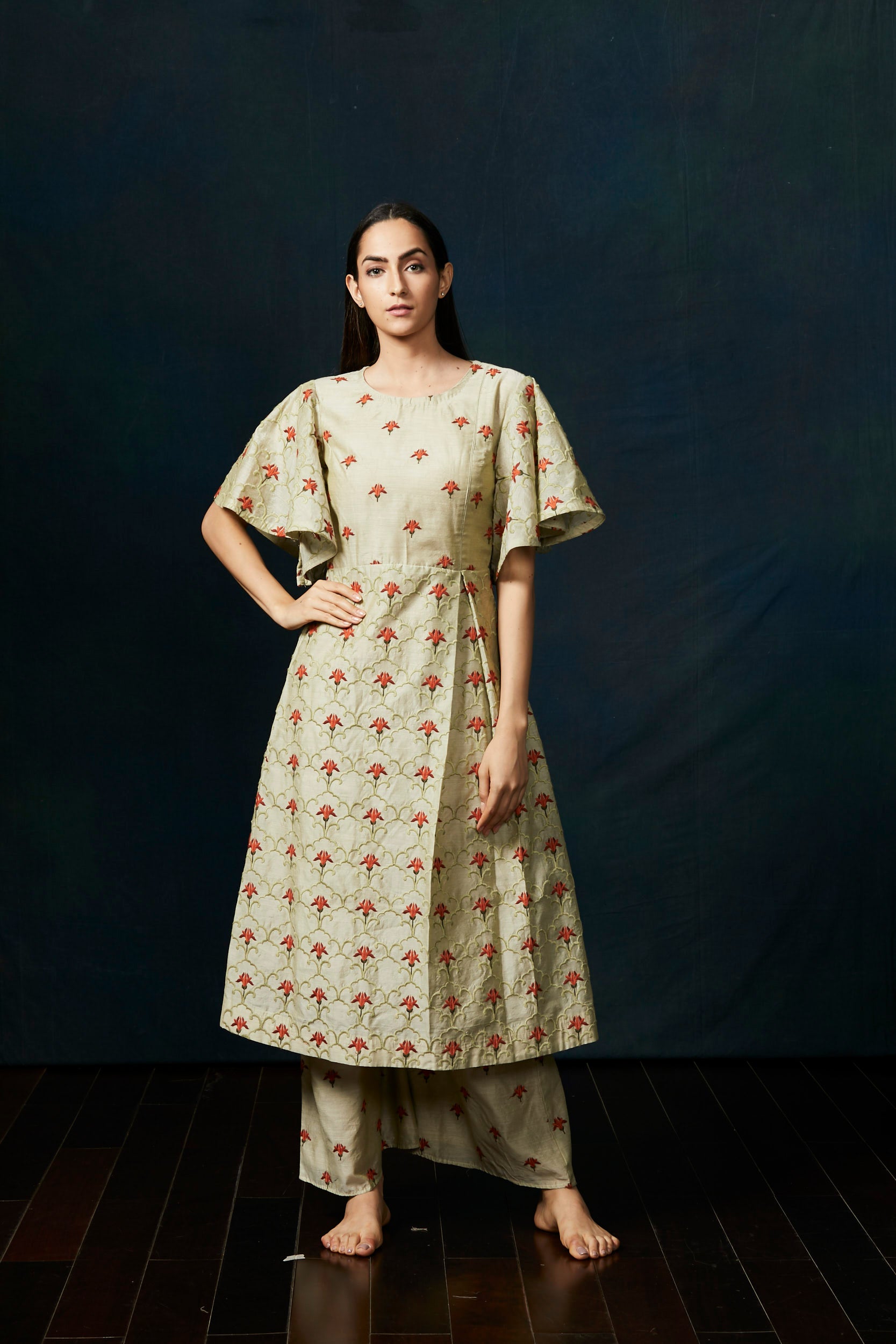 Green Sharara Suit