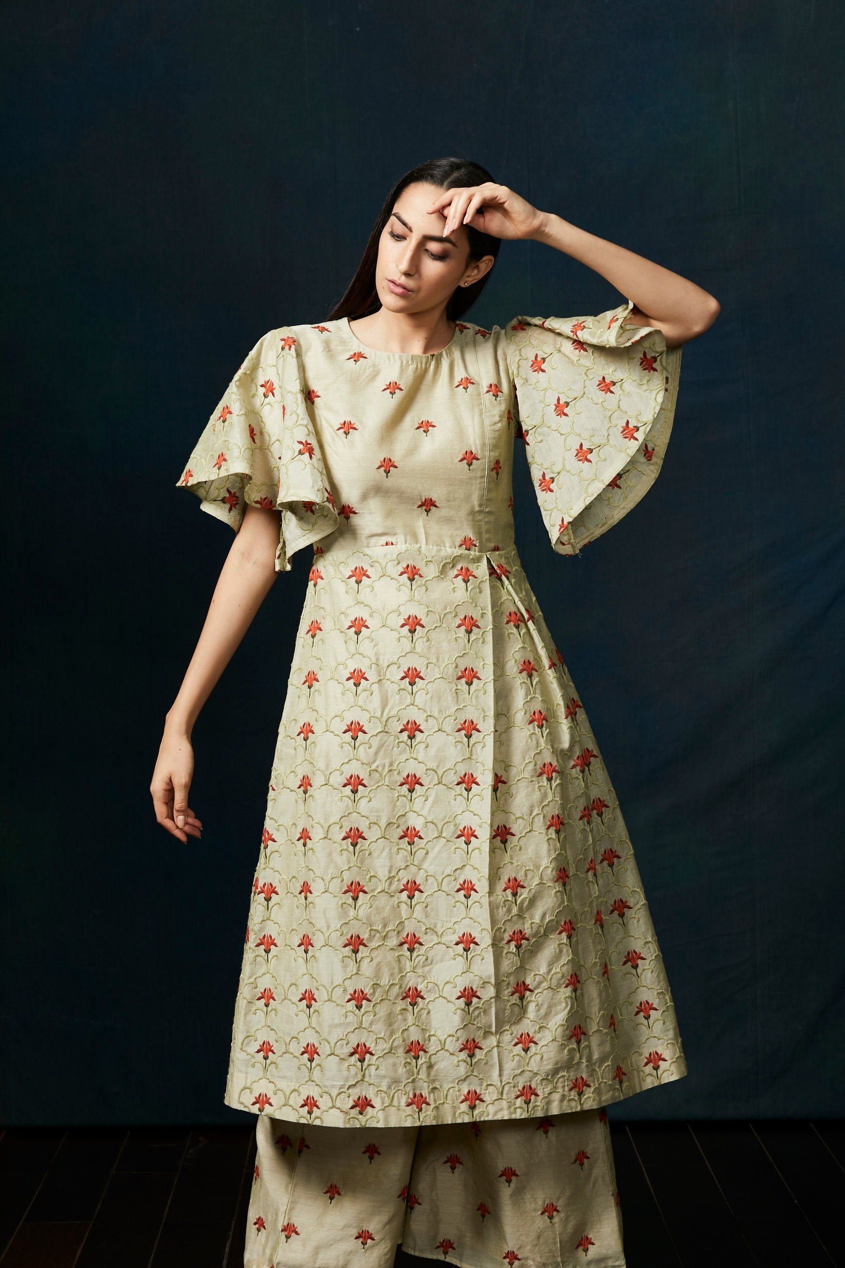 Green Sharara Suit