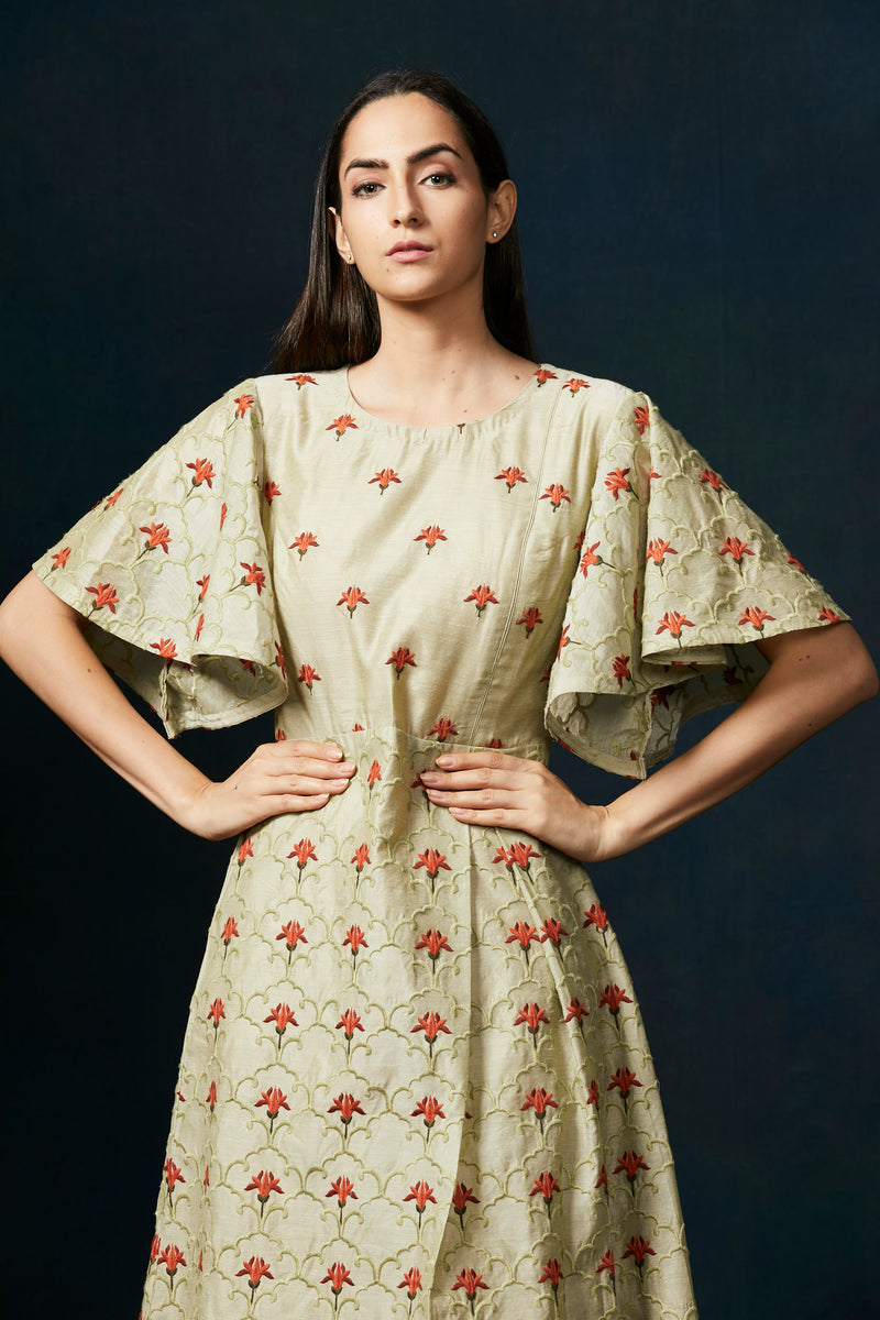 Green Sharara Suit