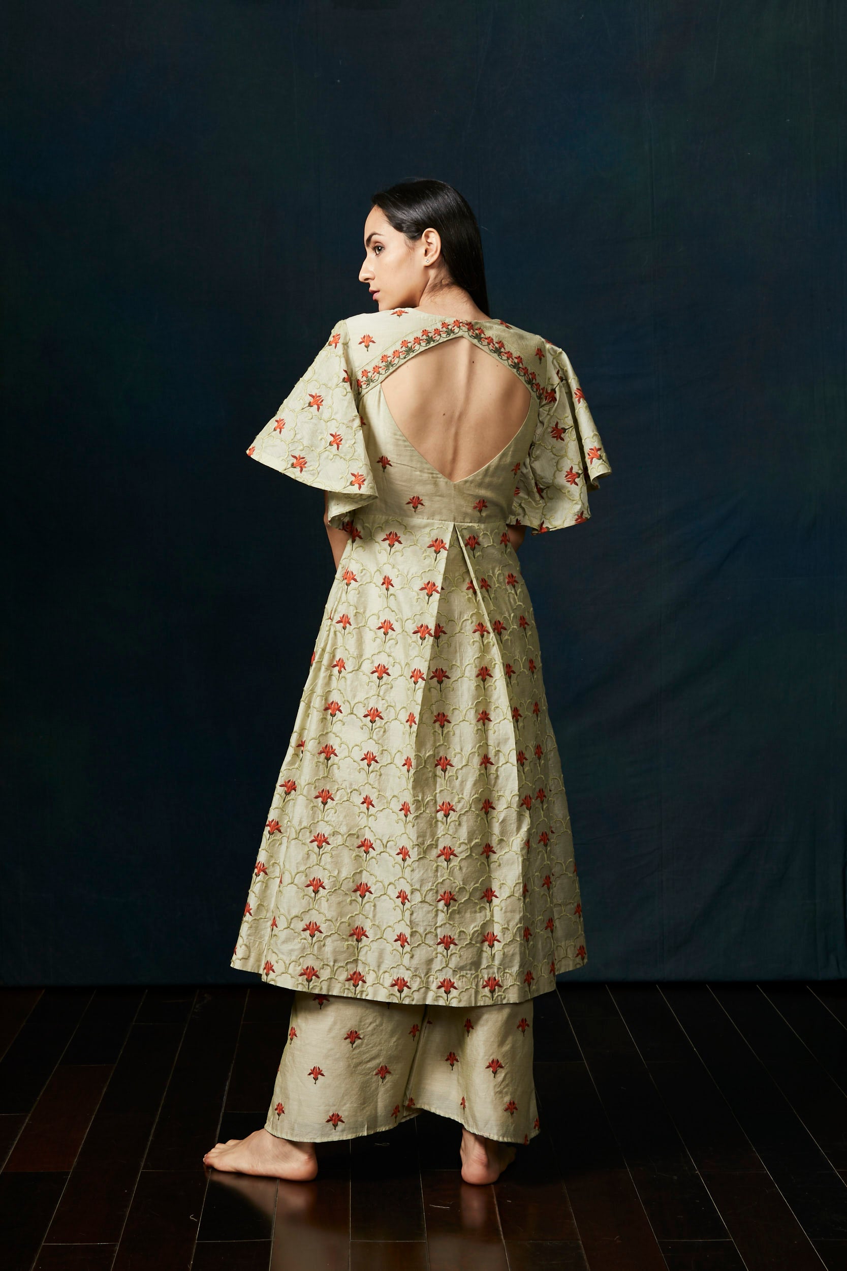 Green Sharara Suit