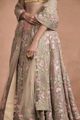 Lotus Pink Lehenga Skirt Set