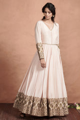 Blush Pink Anarkali Set