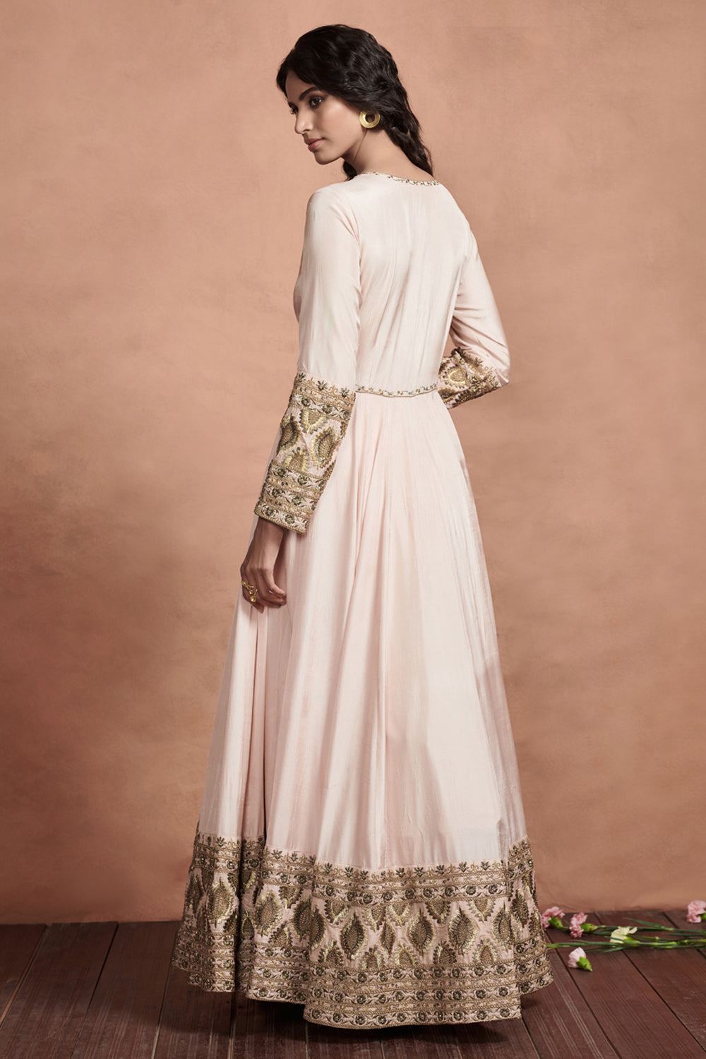 Blush Pink Anarkali Set