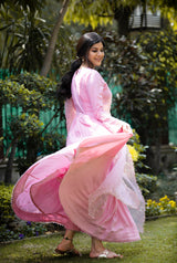 Pink Ankarkali kurta set