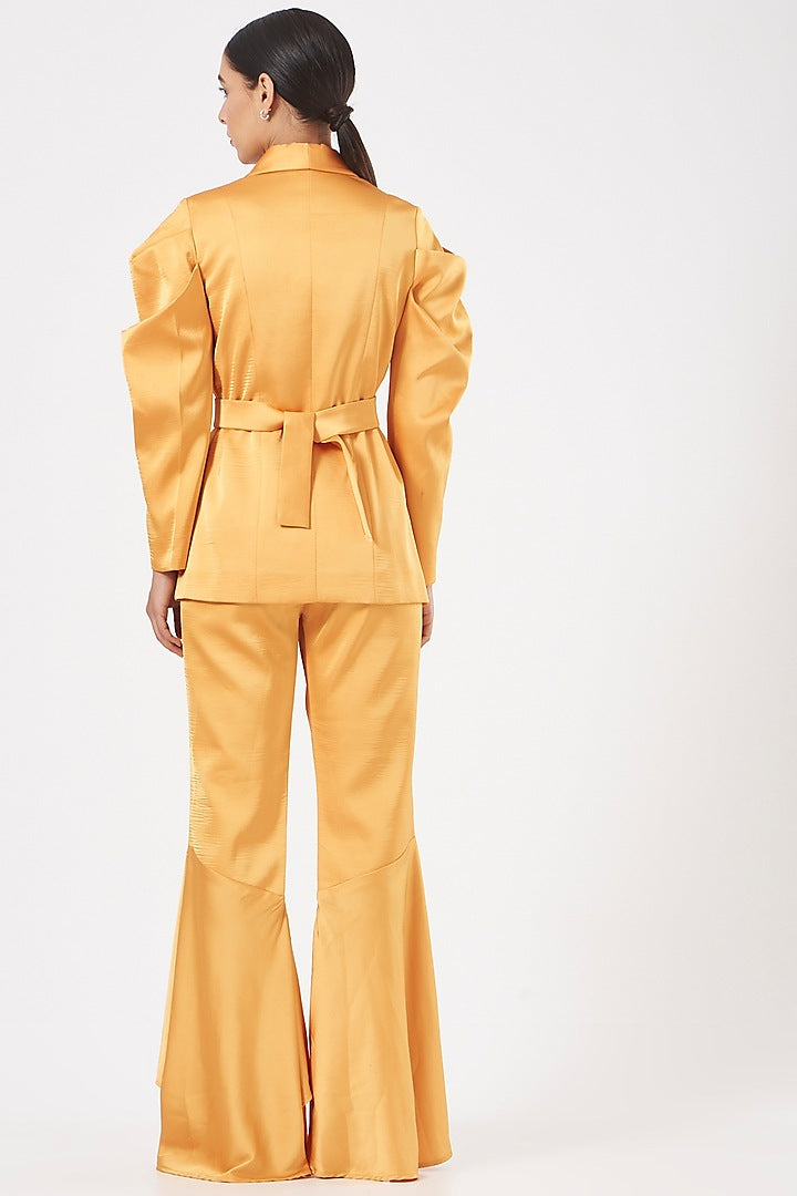 DANDELION YELLOW RADO SATIN PANT SET