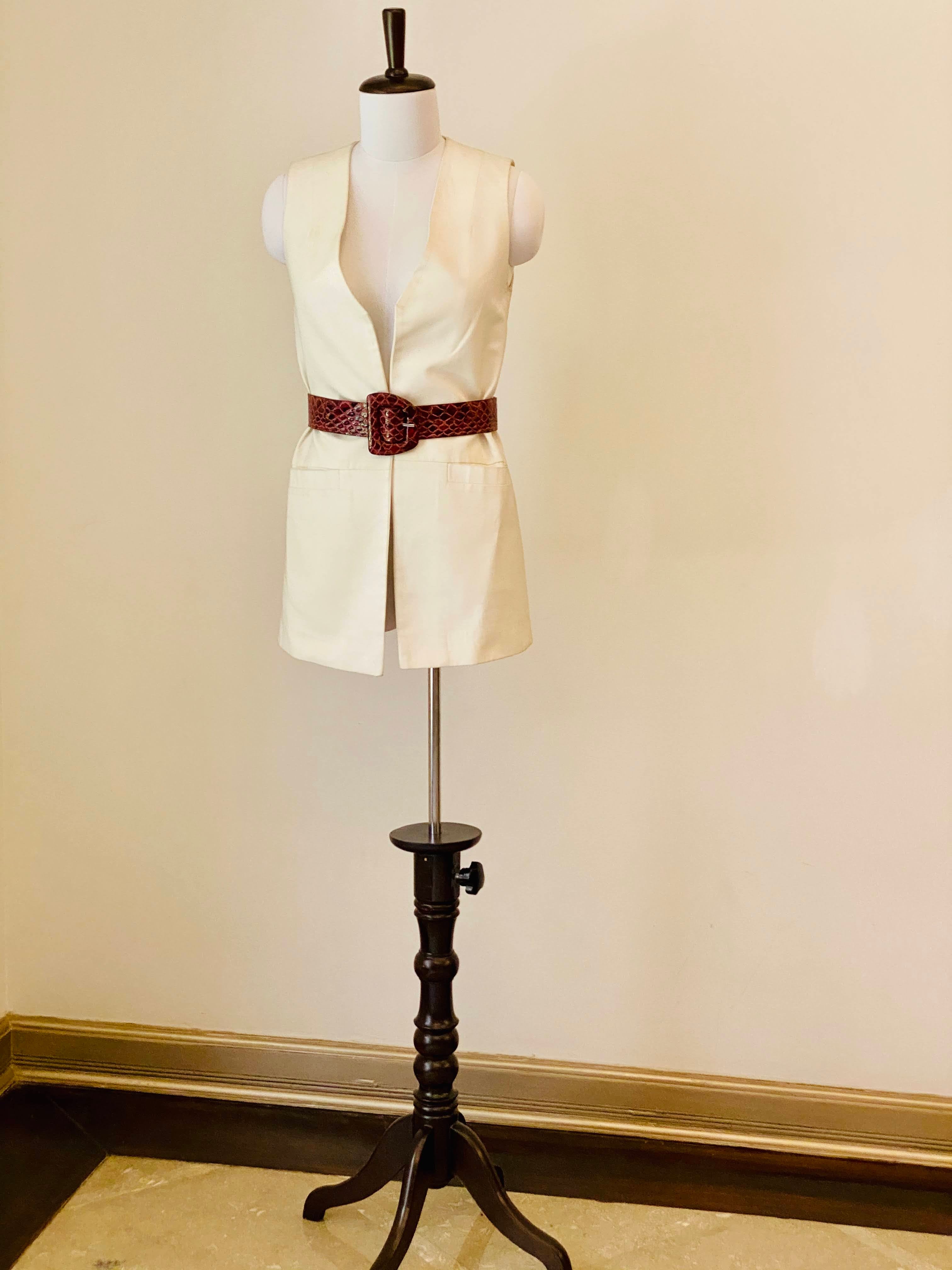 Off-White sleeveless Blazer
