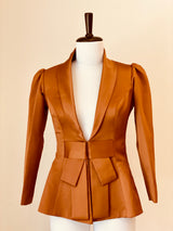 Burnt Caramel Evening Jacket
