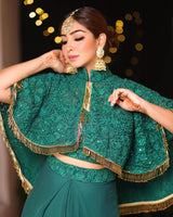 Draped Skirt Set