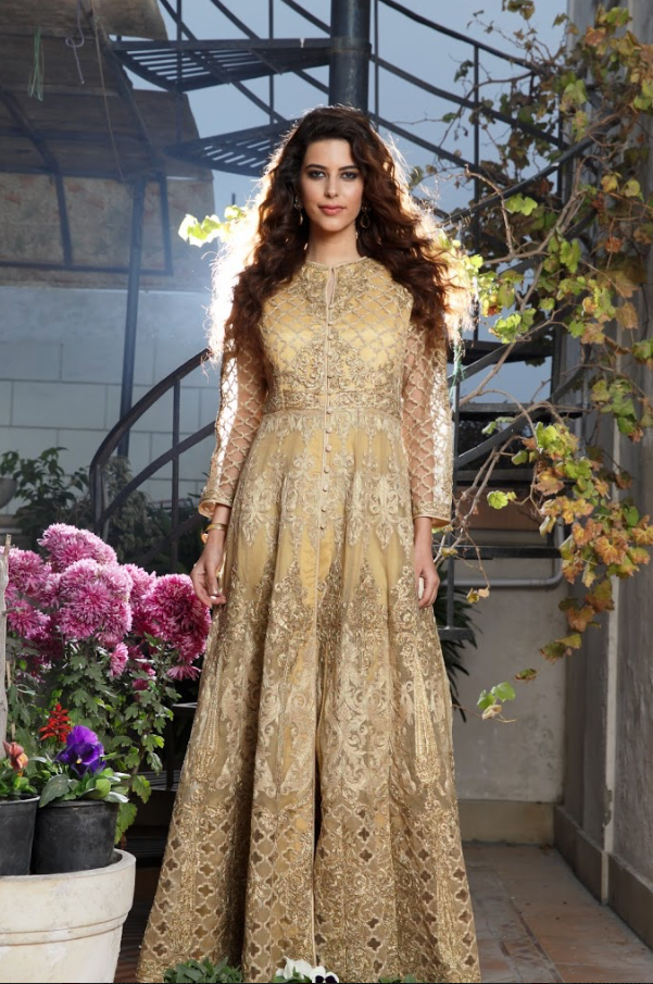 Mughal dori jacket anarkali