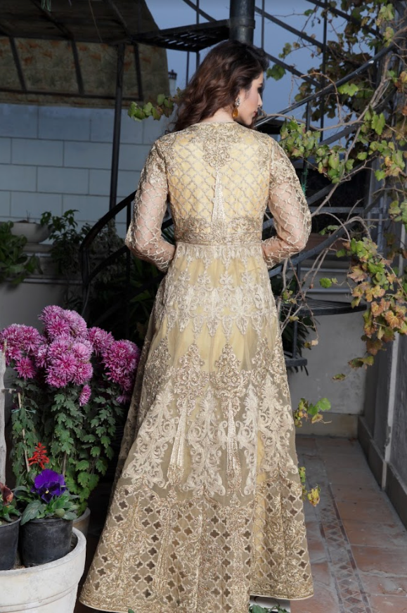 Mughal dori jacket anarkali